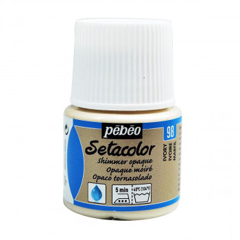Боја за текстил, Pebeo, Setacolor Shimmer, 45мл, ivory 