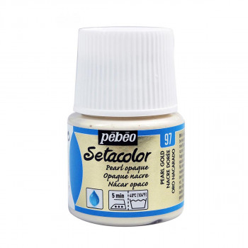 Боја за текстил, Pebeo, Setacolor Pearl, 45мл, pearl gold 