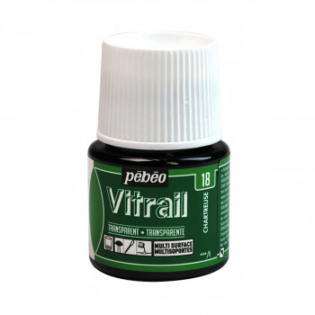 Боја за стакло, Pebeo, Vitrail Transparent, 45 мл, chartreuse 