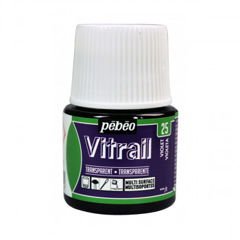 Боја за стакло, Pebeo, Vitrail Transparent, 45 мл, violet 
