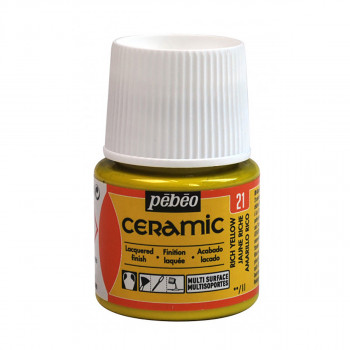 Боја за керамика, Pebeo, Ceramic, 45 мл, rich yellow 