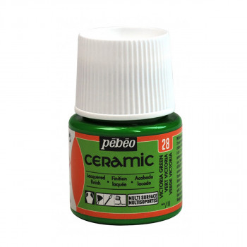 Боја за керамика, Pebeo Ceramic, 45 мл, victoria green 