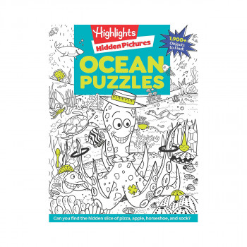 Ocean Puzzles: Over 100 Ocean-Themed Search and Find Puzzles for Kids 6 and Over 