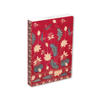 Journal Sarong Buketan with Lotuses, Lined Paperback: Blank Lined 144 Page A5 No 