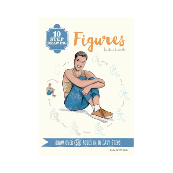 10 Step Drawing: Figures: Draw over 50 poses in 10 easy steps 