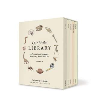 Our Little Library Vol. 3: Dinosaurs, Space, Tools, Bugs, and Sports Board Book 