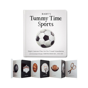 Baby's Tummy Time Sports: High-Contrast Fine Art for Visual Stimulation (Tabitha 