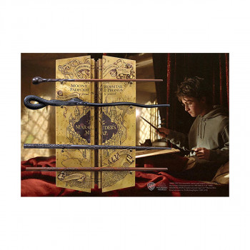 Сет стапчиња + мапа, Harry Potter - The Marauders Wand Collection 