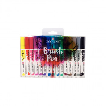 Сет од 15 брашпенс, TALENS, Ecoline Brush Pen set 
