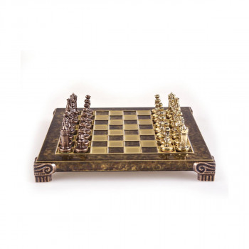 Сет за шах, Byzantine Empire Chess Set, екстра мал, кафеав 
