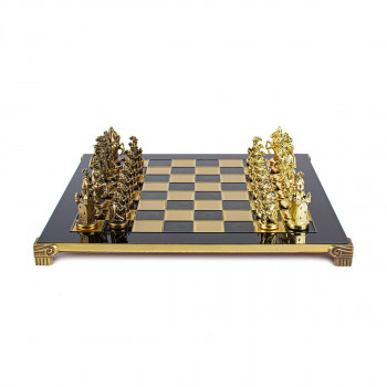 Сет за шах, Medieval Knights Chess Set, голем, зелен 