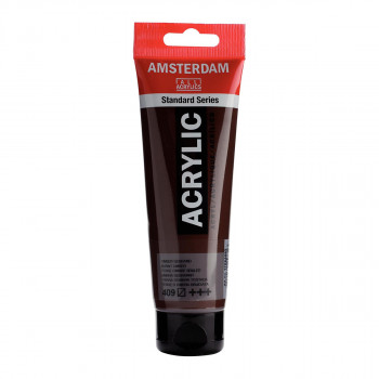 Акрилна боја, Amsterdam All Acrylics, Standard Series, 120 мл, burnt umber 