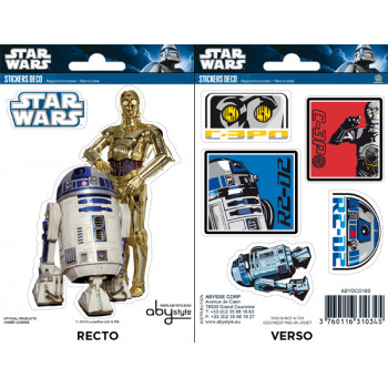 Сет стикери, Star Wars, R2D2 & C3PO 