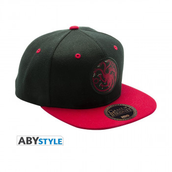 Капа, Game Of Thrones, Snapback Cap - Targaryen, црно-црвена 