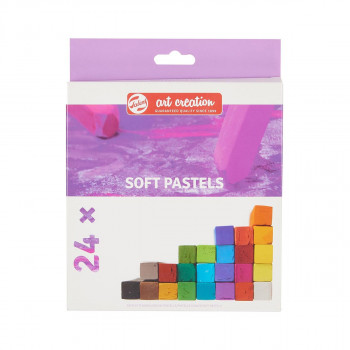 Сет меки пастели, Talens Art Creation Soft Pastel set, 24 бои 