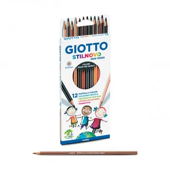 Моливи во боја, Giotto, Stilnovo, 50 бои, Ø3.3 мм 