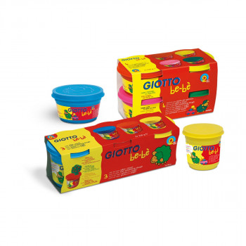 Тесто за моделирање за најмали, Giotto be-bè, 3 x 100g 