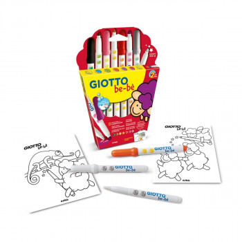 Фломастери за најмали, Giotto be-bè, Magic pen - Colour changer, 8 бои 