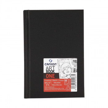 Скицник, Canson, One Art Book, 10.2 x 15.2 цм, 100г/м² 