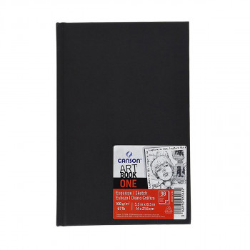 Скицник, Canson, One Art Book, 14 x 21.6 цм, 100г/м² 