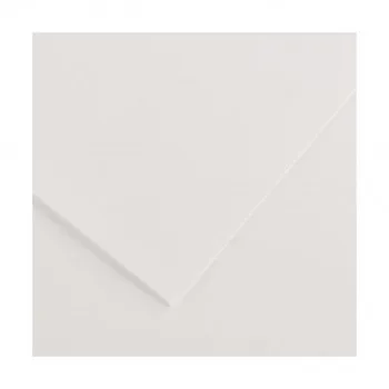 Хартија во боја, Canson, Colorline, 50 x 70 цм, 220 г/м², White 1 