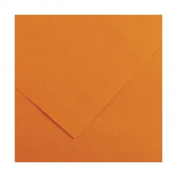 Хартија во боја, Canson, Colorline, 50 x 70 цм, 220 г/м², Orange 9 
