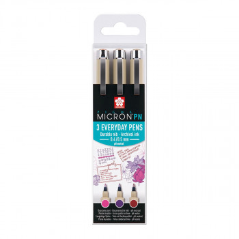 Сет фајнлајнери, Sakura, Pigma Micron PN, Crafts set, 3 бои 
