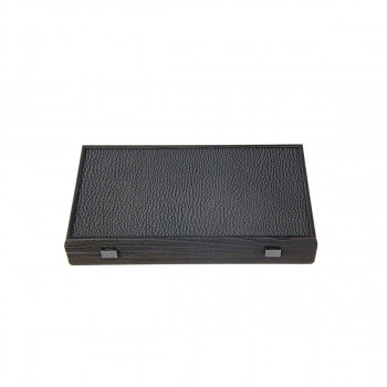 Сет за покер, Luxury Black Wood w/ Black Leatherette 
