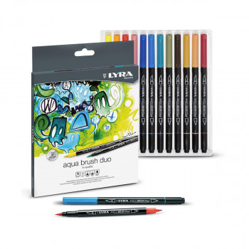 Сет брашпенс, Lyra, Aqua Brush Duo Set, 1/12 