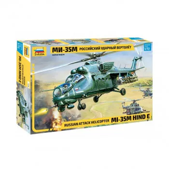 Макета, Russian attack helikopter MIL MI-35M hind E, 285 парчиња, 1:72 