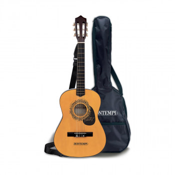 Дрвена гитара со ремен, iMusic, Wooden Guitar, 92 цм 