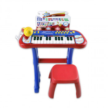 Електронска клавијатура со столче и микрофон, iPlay, Electronic Keyboard, 24 клавиши 
