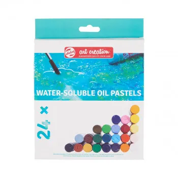 Сет мрсни пастели растворливи во вода, Talens Art Creation, 24 бои 
