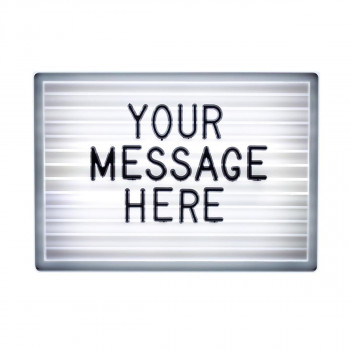 Светлечка табла со букви, Light up Letter Board A6 