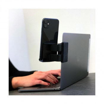 Држач за телефон со штипка, Computer Clip-on Phone Stand 