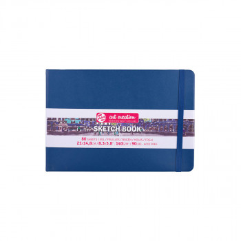 Скицник, Talens Art Creation, 21 x 14.8 цм, navy blue 