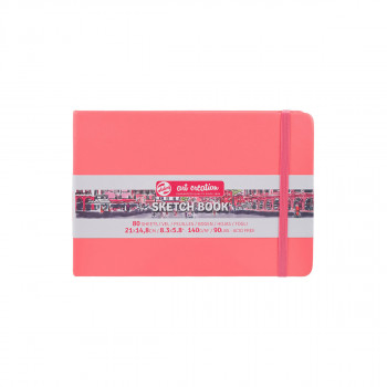 Скицник, Talens Art Creation, 15 x 21 cm, coral red 