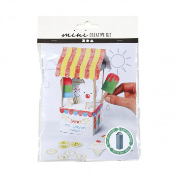 Мини креативен сет за изработка, Milk Carton Ice Cream Parlour 