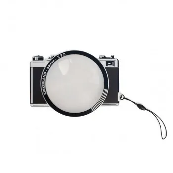 Разделник-лупа во форма на фотоапарат, Fresnel Bookmark 66mm Camera 