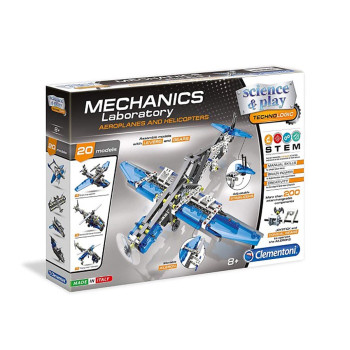 STEM-сет, Science & Play Technologic, Mechanics Laboratory - Aeroplanes and Helicopters 
