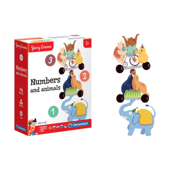 Едукативна игра - Бројки и животни, Young Learner, Numbers and Animals 