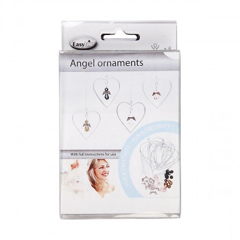 Сет за изработка - Ангелчиња во срце, Angel Ornaments 