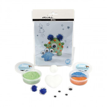 Сет за изработка со глина, Мини Craft Kit - Aliens 