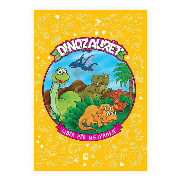 Dinozaurët- libër për ngjyrosje 
