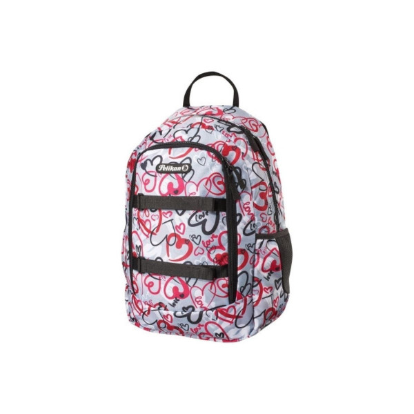 Училишен ранец, Pelikan, Teen Skater Style, Hearts 