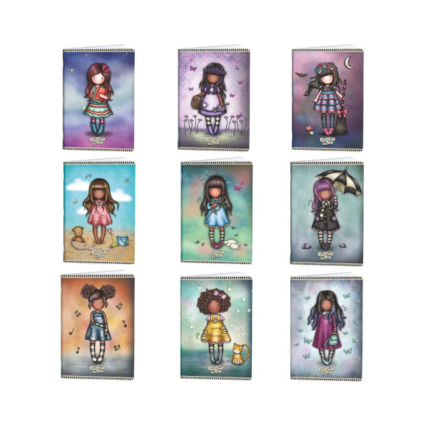 Тетратка, Lipa Mill/ Mar-Mar, Santoro - Gorjuss, A4, коцки