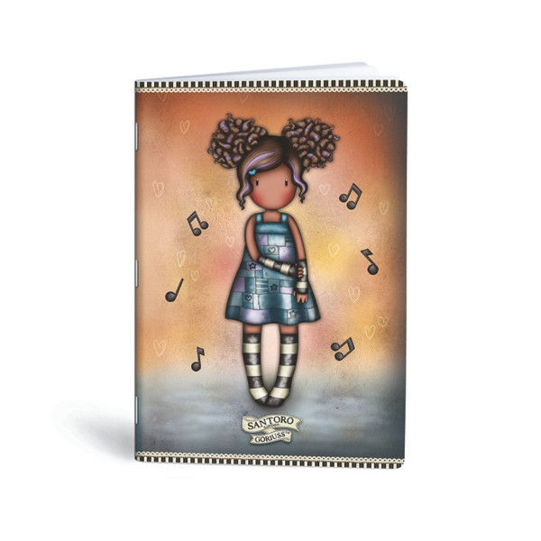 Тетратка, Lipa Mill/ Mar-Mar, Santoro - Gorjuss, A4, коцки