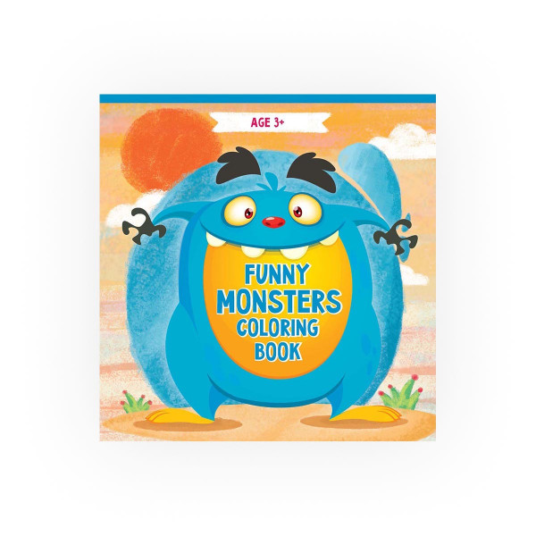 Funny monsters-coloring book 