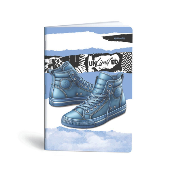 Тетратка, Lipa Mill/Mar-Mar, Premium - Sneakers, A4, линии 