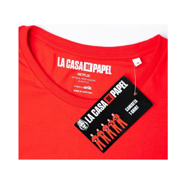 Маица, La Casa De Papel - Mask, црвена, S